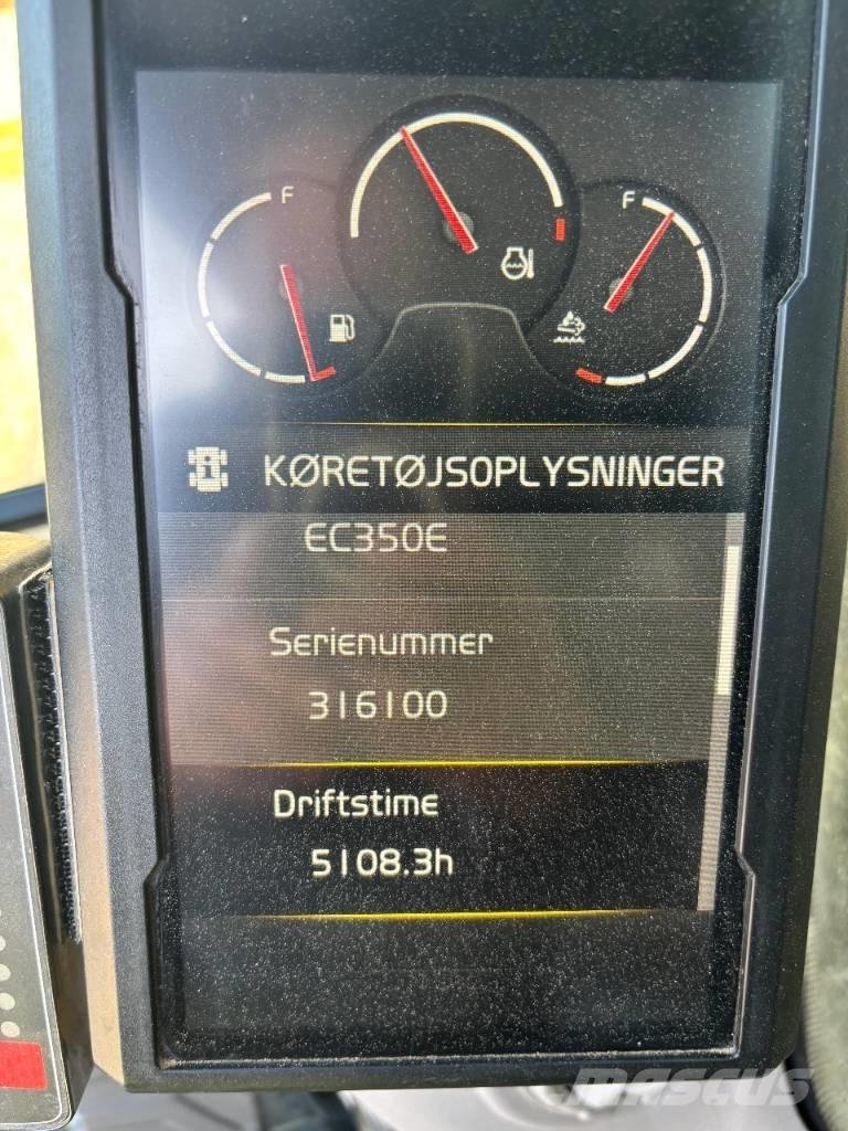 Volvo EC 350 EL Kāpurķēžu ekskavatori