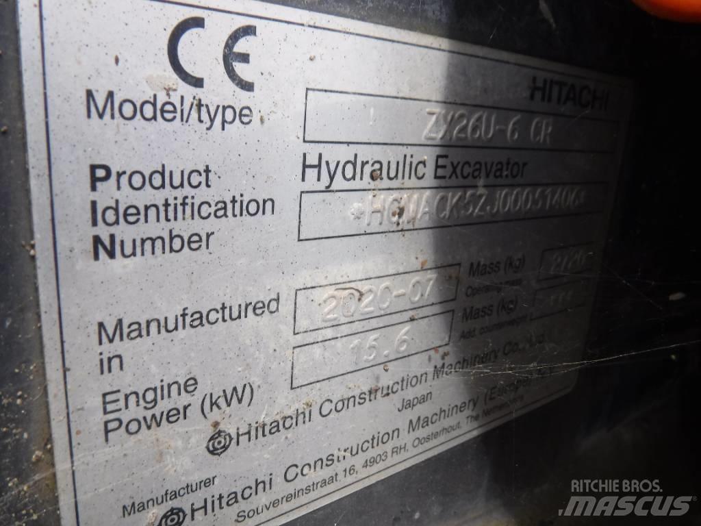 Hitachi ZX 26 U-6 Mini ekskavatori < 7 t