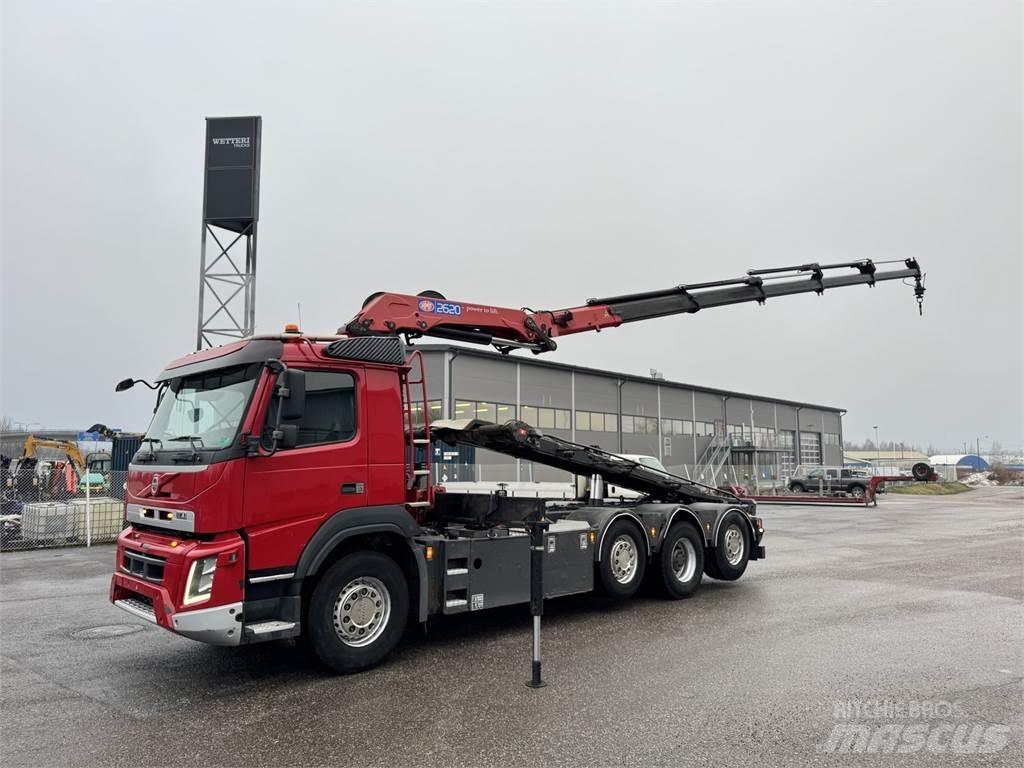 Volvo FMX 500 8X2 Smagās mašīnas ar celtni