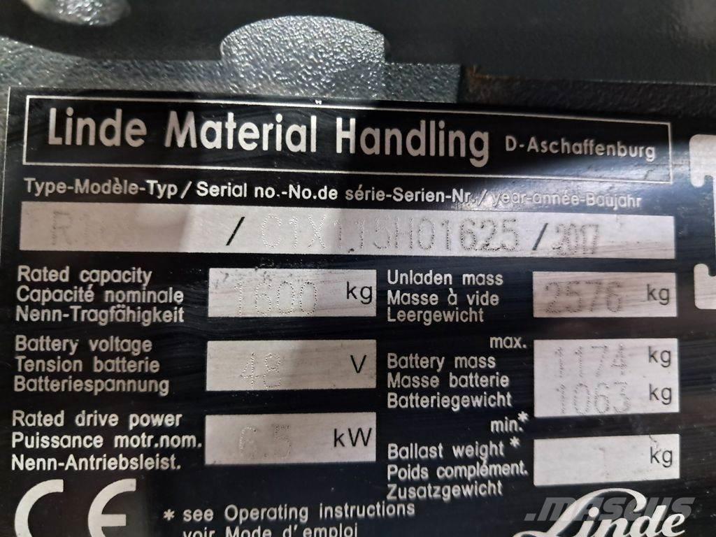 Linde R16S Lielaugstuma pārvadātājs