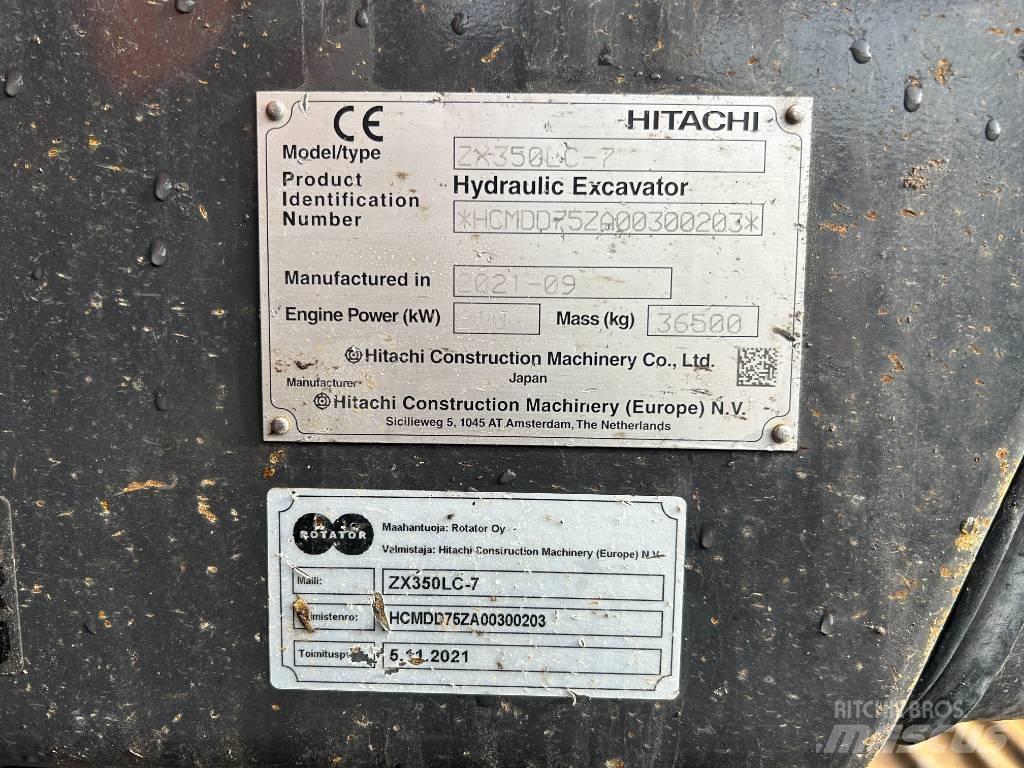 Hitachi ZX350LC-7 Kāpurķēžu ekskavatori