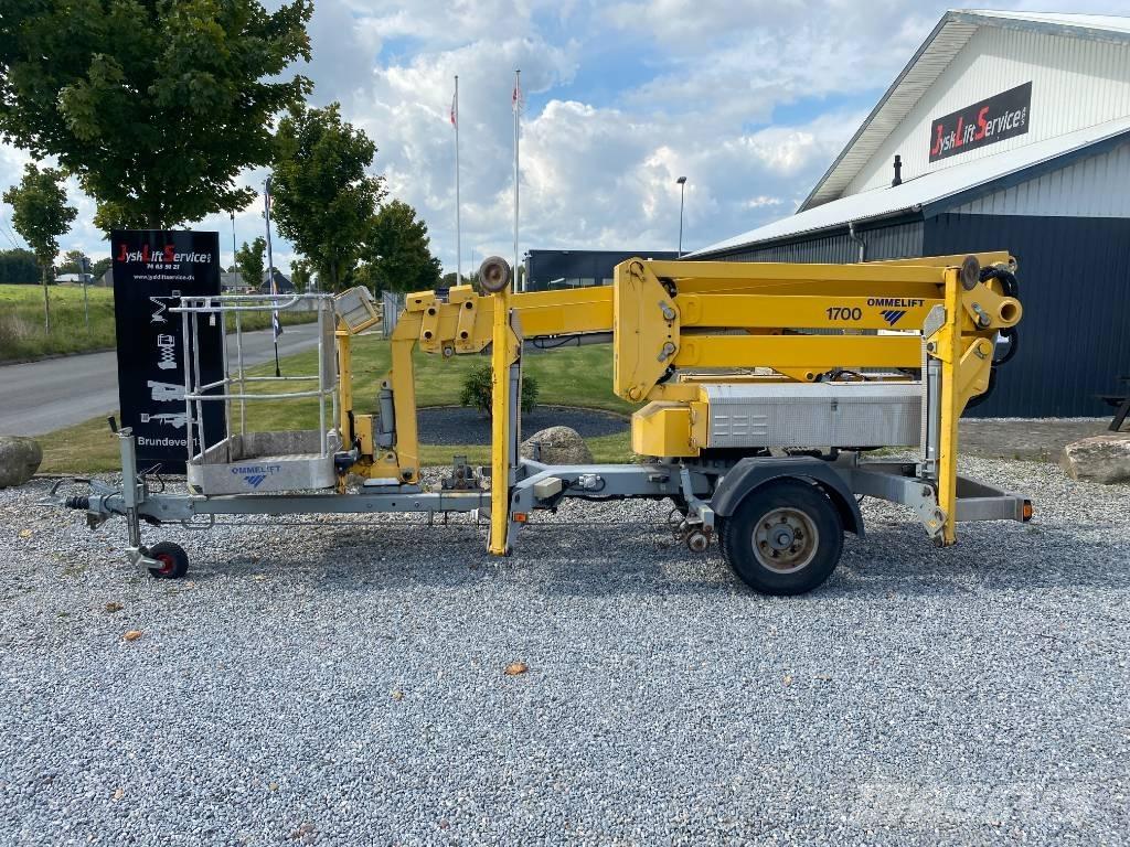 Omme 1700 EBX Pacēlājplatformas - piekabes