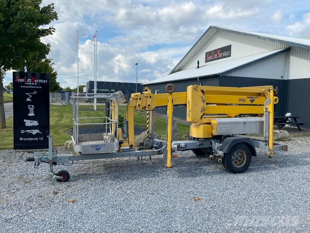 Omme 1700 EBX Pacēlājplatformas - piekabes