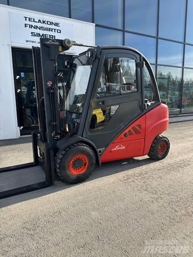 Linde H35D Tehnika ar dīzeļa dzinēju