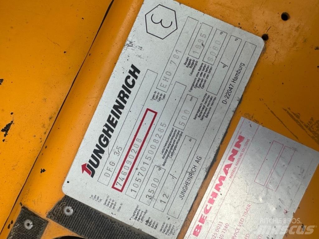 Jungheinrich EFD35 Tehnika ar dīzeļa dzinēju