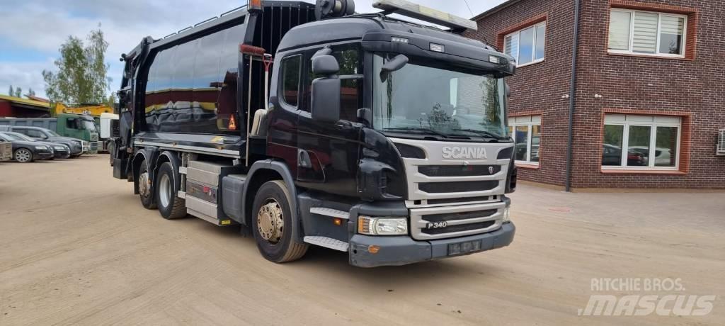 Scania P340 Gas Atkritumu izvešanas transports