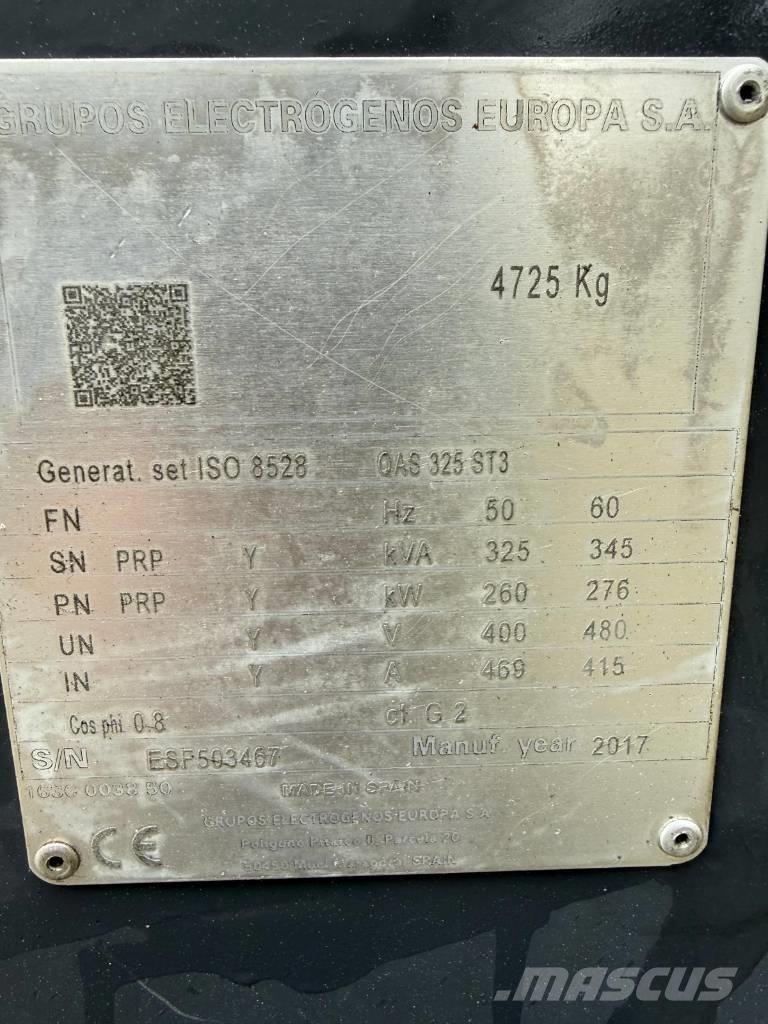 Atlas Copco QAS 325 Dīzeļģeneratori