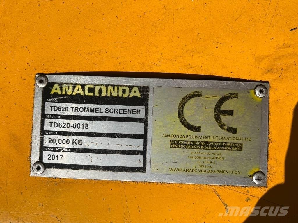 Anaconda TD 620 Cilindrveida rotējošs siets
