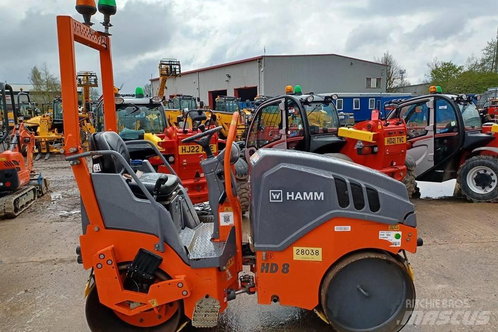 Hamm HD 8 VV Divvalču grunts veltņi
