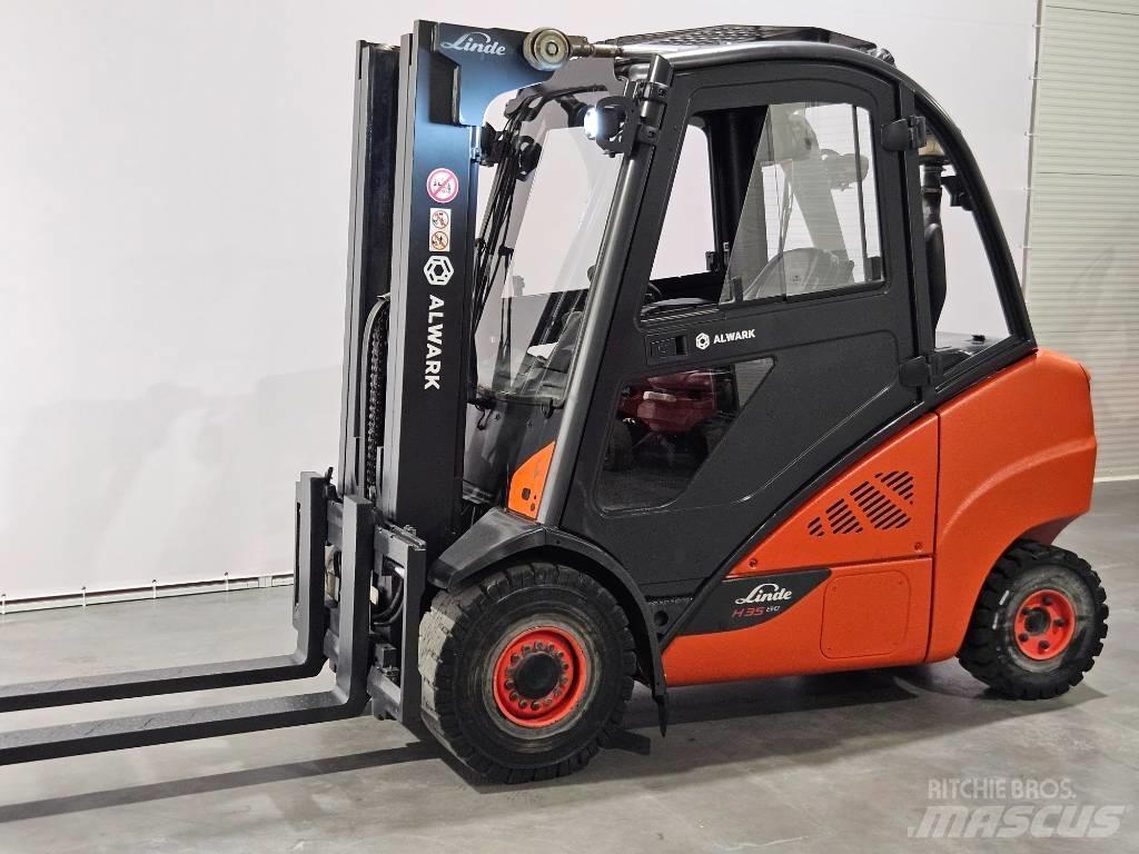 Linde H35D Tehnika ar dīzeļa dzinēju