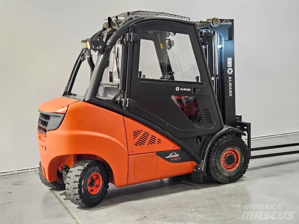 Linde H35D Tehnika ar dīzeļa dzinēju
