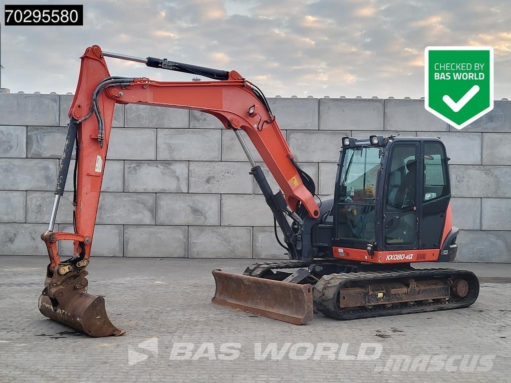 Kubota KX080-4a Mini ekskavatori < 7 t