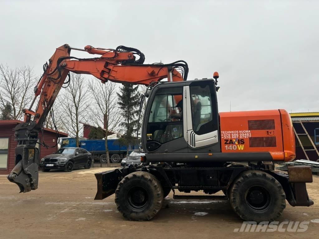 Hitachi ZX140 W-3 Ekskavatori uz riteņiem