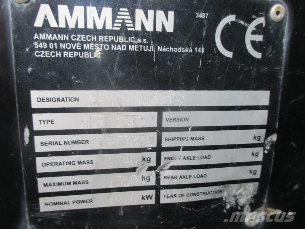 Ammann ARR 1575 Divvalču grunts veltņi