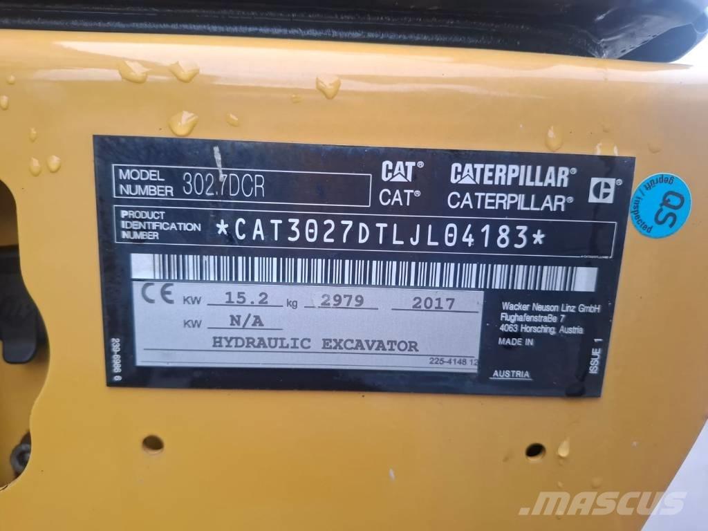 CAT 302.7 D CR Mini ekskavatori < 7 t