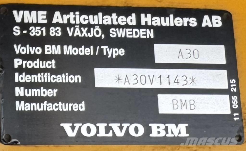 Volvo A 30 Artikulētie pašizgāzēji