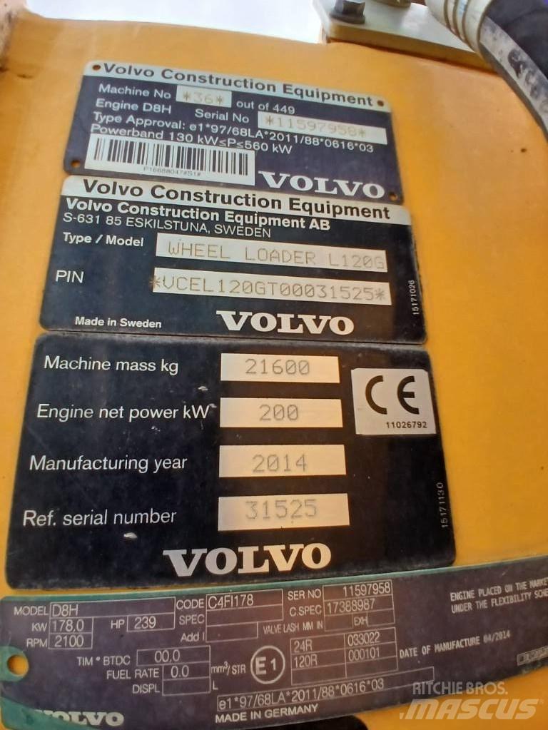 Volvo L 120 G Iekrāvēji uz riteņiem
