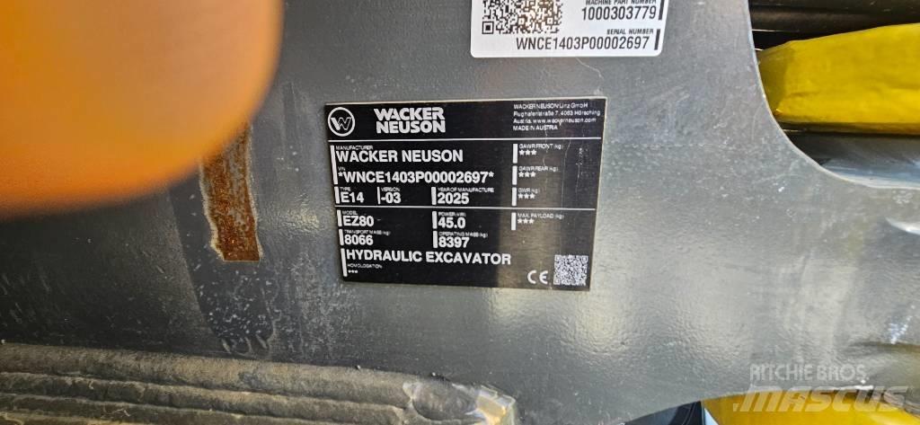 Wacker Neuson EZ 80 Vidēja lieluma ekskavatori 7 t - 12 t