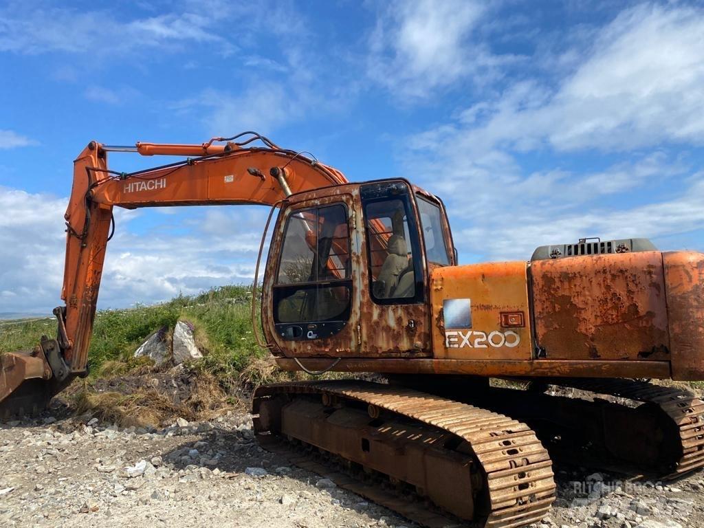 Hitachi EX 200-5 Kāpurķēžu ekskavatori
