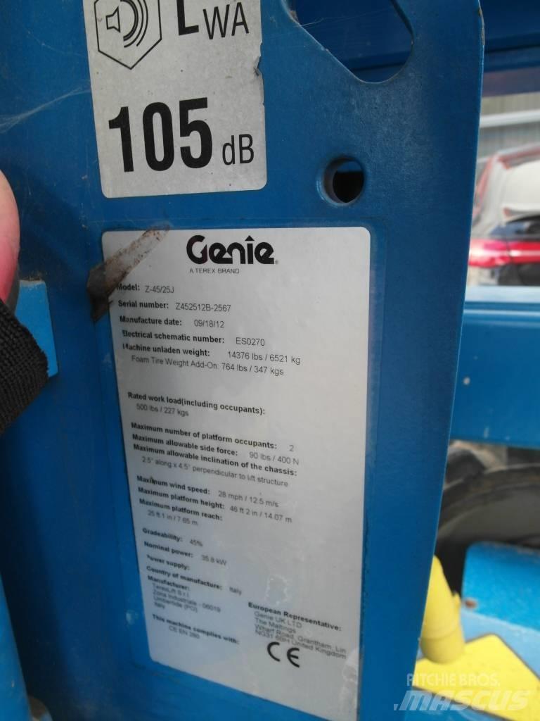Genie Z 45/25 J Strēles pacēlāji