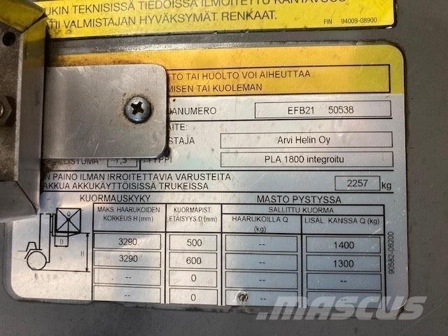 Mitsubishi FB15PNT Elektriskie iekrāvēji