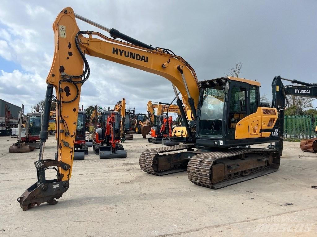 Hyundai HX140L Kāpurķēžu ekskavatori