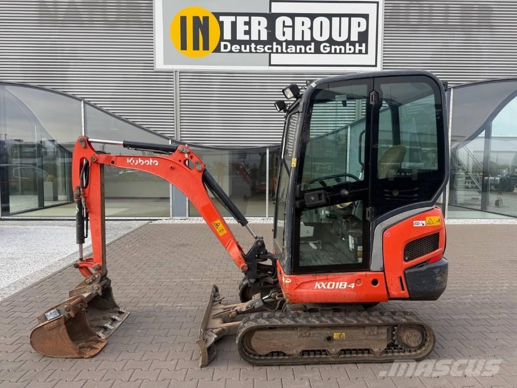 Kubota KX 018-4 Mini ekskavatori < 7 t
