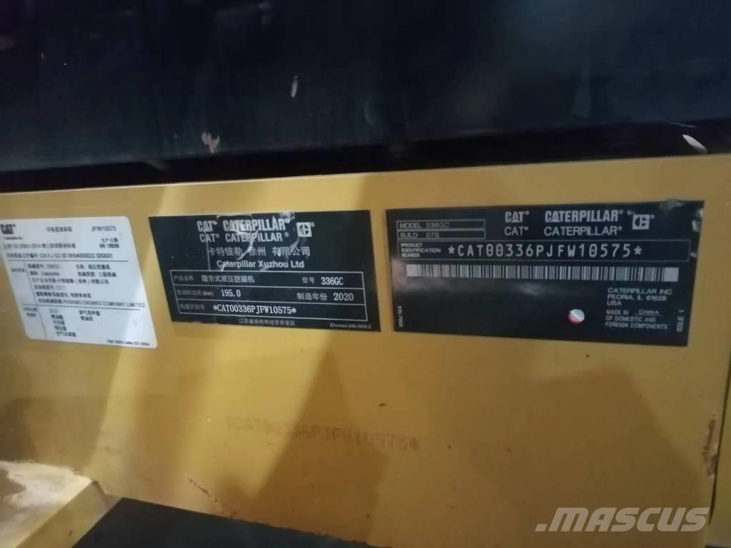 CAT 2020 CAT 336Gc Ekskavatori uz riteņiem