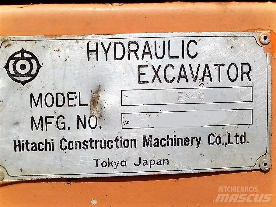 Hitachi EX 40 Mini ekskavatori < 7 t