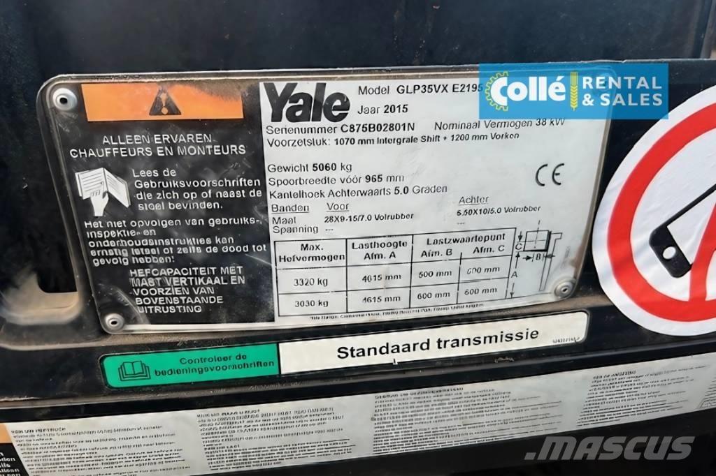 Yale GLP 35 VX | 2015 LPG tehnika