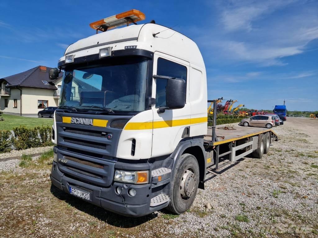 Scania P 400 Platformas/izkraušana no sāniem