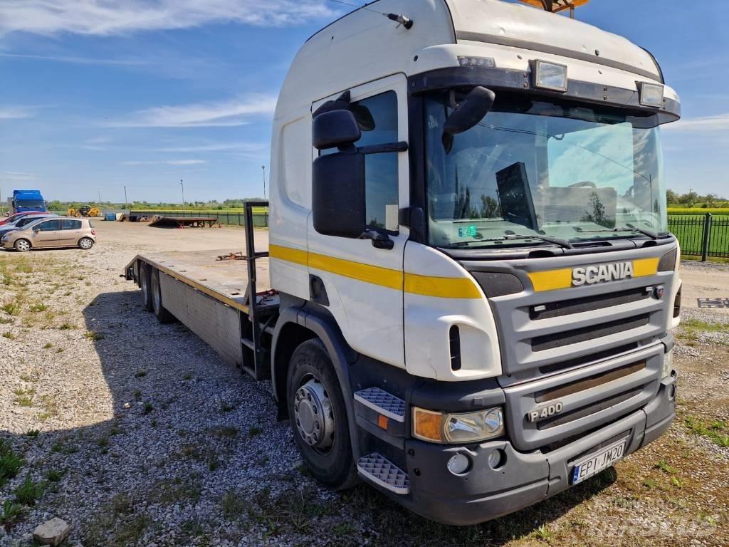 Scania P 400 Platformas/izkraušana no sāniem