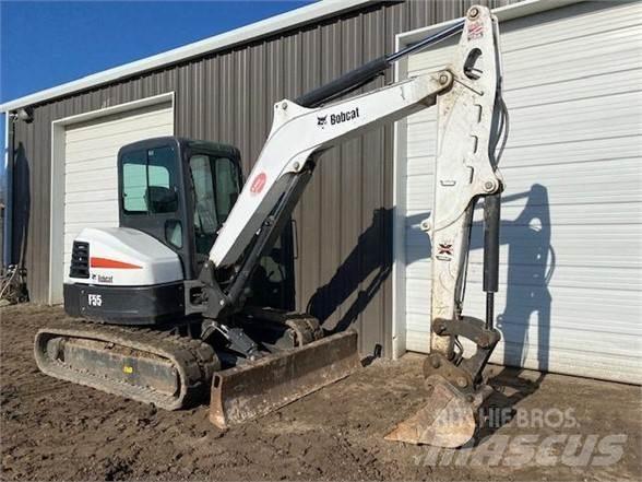 Bobcat E55 Kāpurķēžu ekskavatori