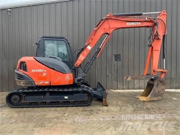 Kubota KX080-4 Kāpurķēžu ekskavatori
