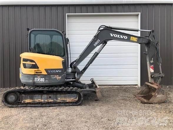 Volvo ECR58D Kāpurķēžu ekskavatori