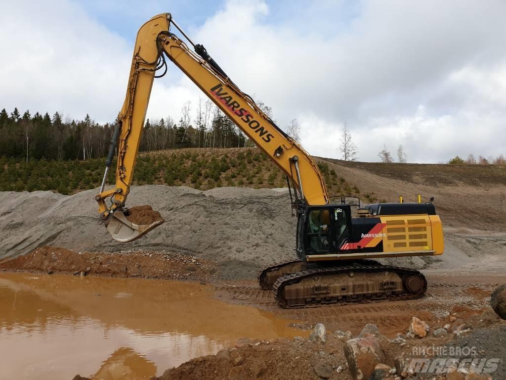 CAT 349 EL Ekskavatori tālās sniedzamības darbiem