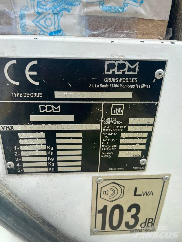 Terex PPM ATT 400/3 Visurgājēji celtņi