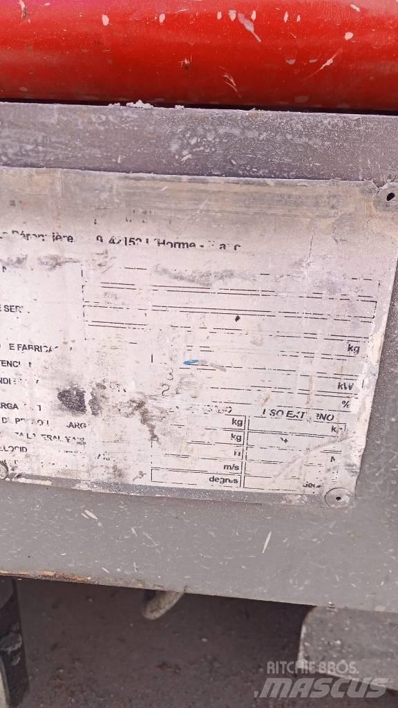 Haulotte Optimum  8 Šķerveida pacēlāji