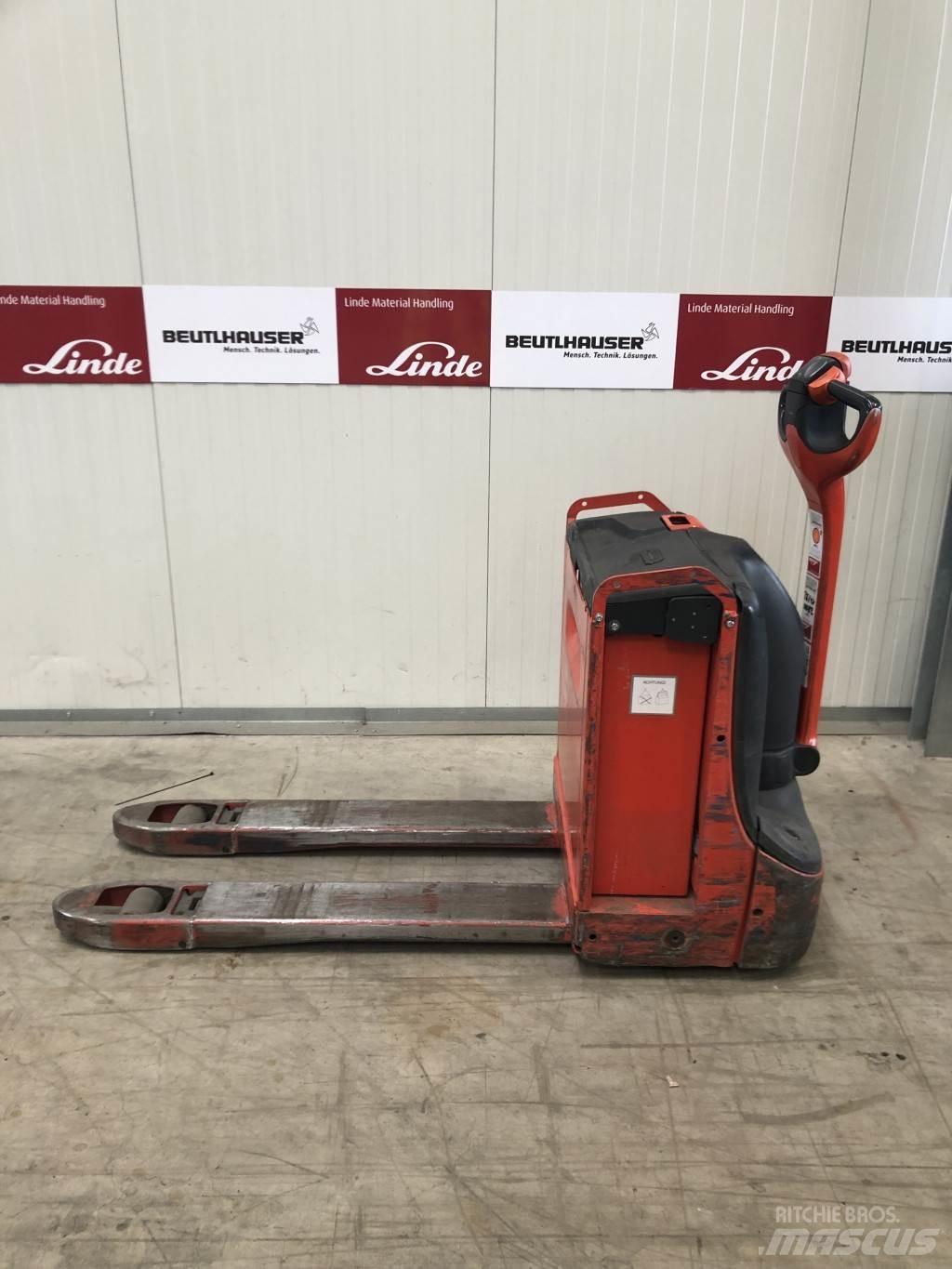 Linde T16 Zemie palešu pacēlāji