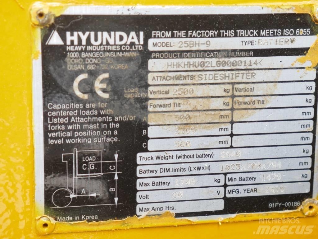 Hyundai 25 BH-9 Elektriskie iekrāvēji