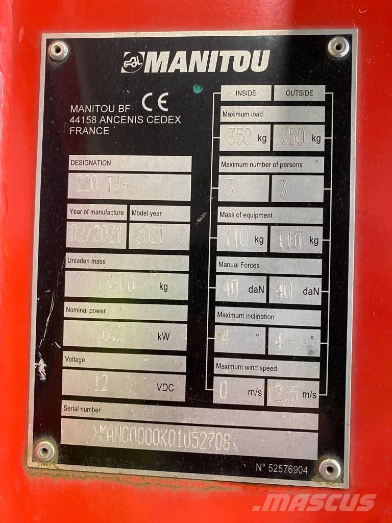 Manitou 220 TJ Strēles pacēlāji