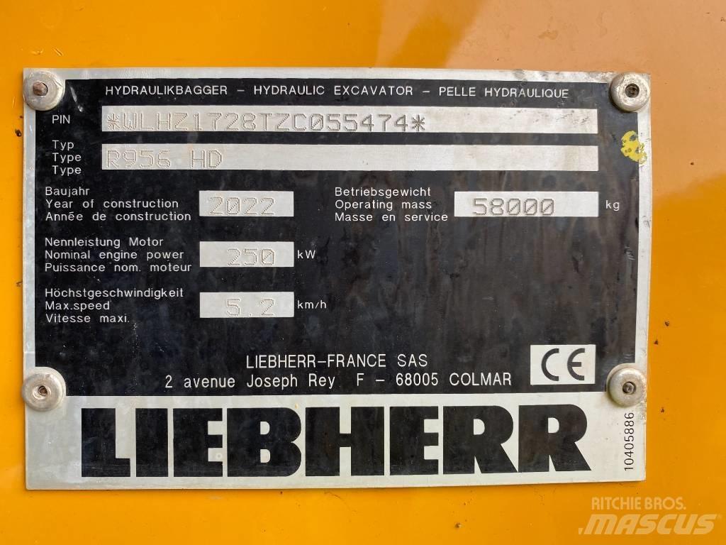 Liebherr R 956 HD Kāpurķēžu ekskavatori