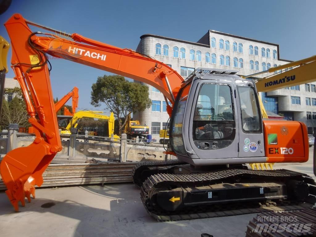 Hitachi EX 120 Kāpurķēžu ekskavatori