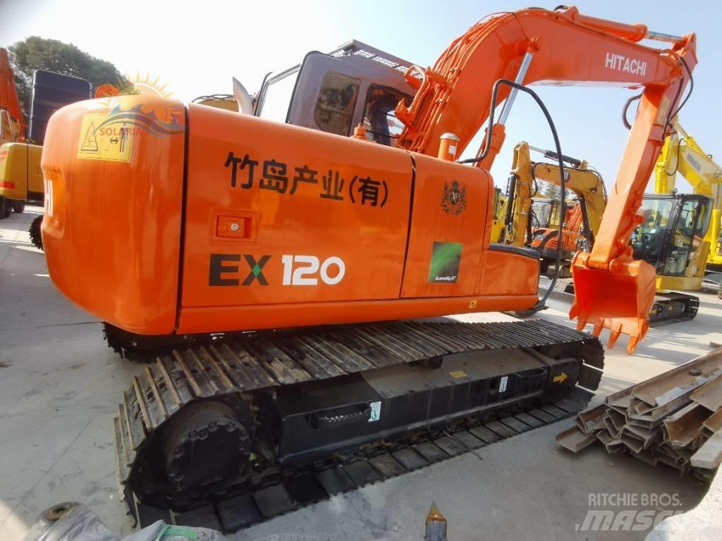 Hitachi EX 120 Kāpurķēžu ekskavatori