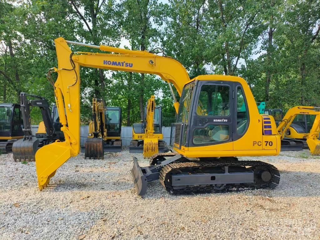 Komatsu PC 70-7 Kāpurķēžu ekskavatori