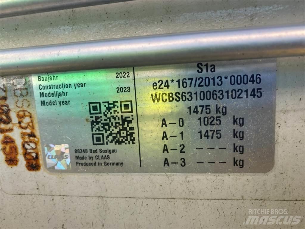 CLAAS VOLTO 1300 T Grābekļi un siena ārdītāji