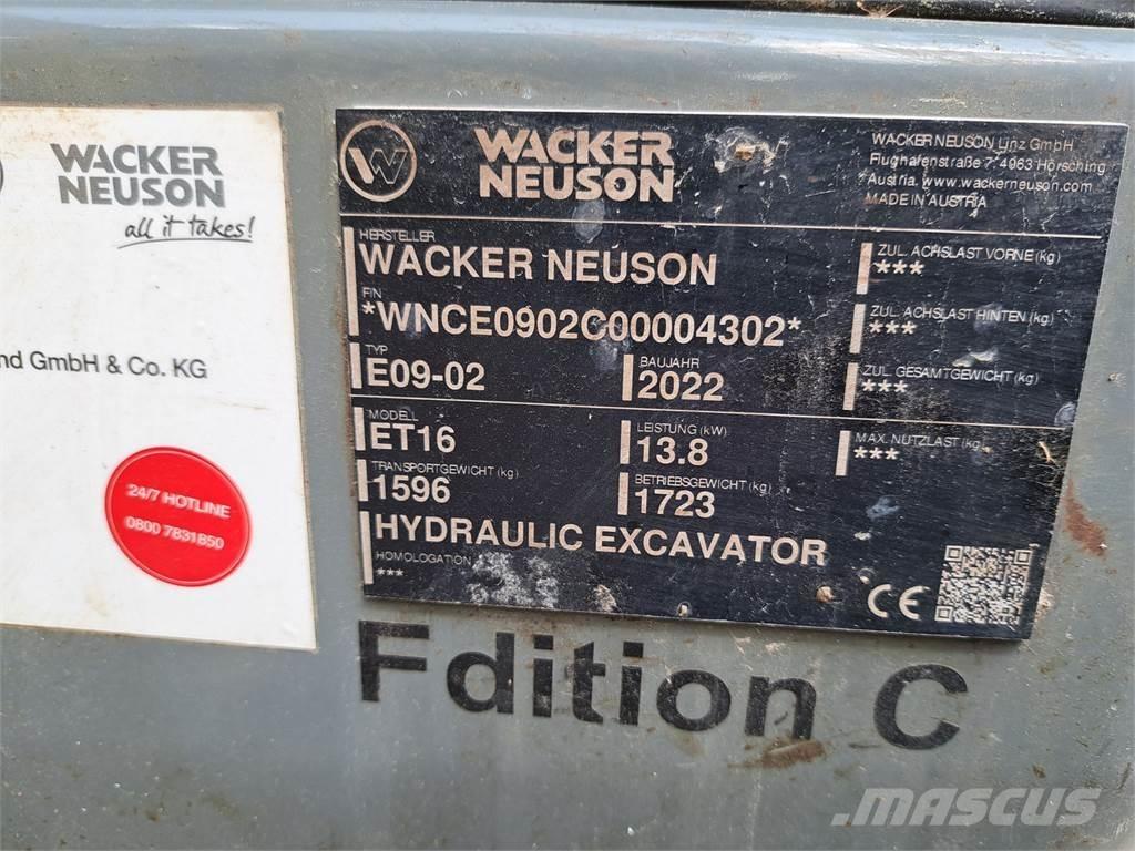 Wacker Neuson ET16 Kāpurķēžu ekskavatori