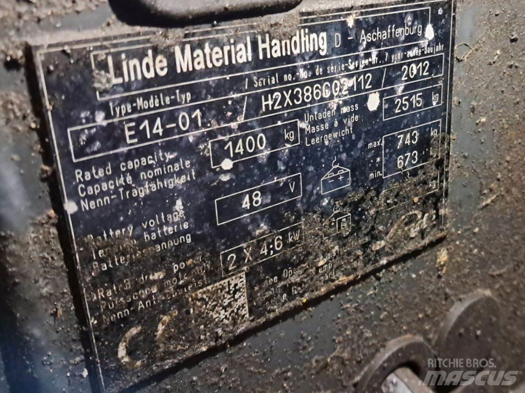 Linde E14-01 Elektriskie iekrāvēji