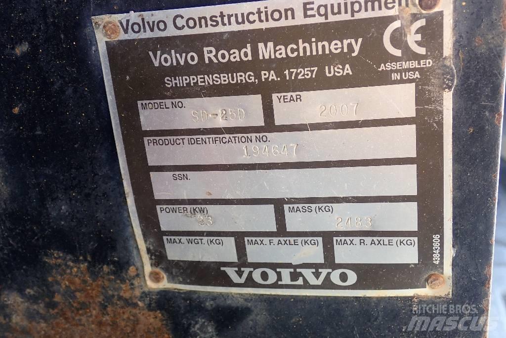 Volvo SD 25 D Vienvalča grunts veltņi