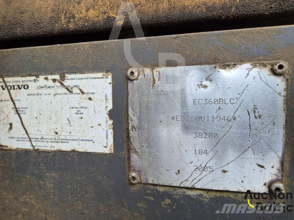 Volvo EC 360 BLC Kāpurķēžu ekskavatori
